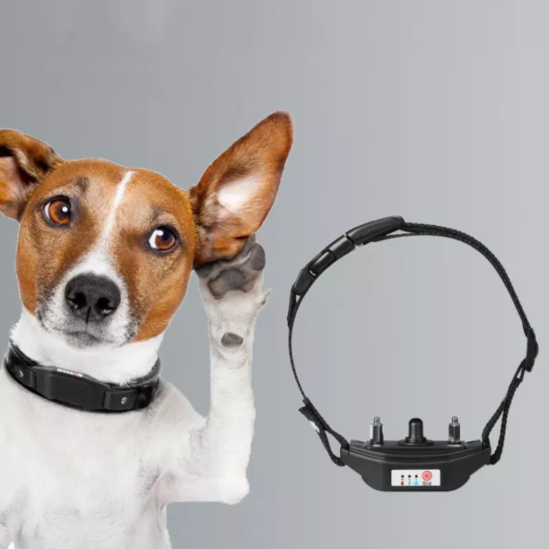Inteligentní zařízení pro výcvik psů s funkcí proti štěkání - styl: vibrace + zvuk (černé) TopTechnology