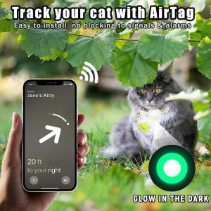 Obojek pro AirTag 1. a 2. generace - silikonový kryt s motýlkem (žlutý) TopTechnology