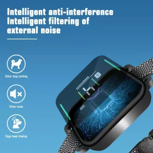 Color Screen Stop Bark Dog Trainer - Pomůcka proti štěkání pro domácí zvířata (Bílá) TopTechnology