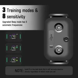 Color Screen Stop Bark Dog Trainer - Pomůcka proti štěkání pro domácí zvířata (Bílá) TopTechnology