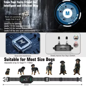 Color Screen Stop Bark Dog Trainer - Pomůcka proti štěkání pro domácí zvířata (Bílá) TopTechnology