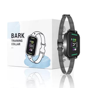 Color Screen Stop Bark Dog Trainer - Pomůcka proti štěkání pro domácí zvířata (Bílá) TopTechnology
