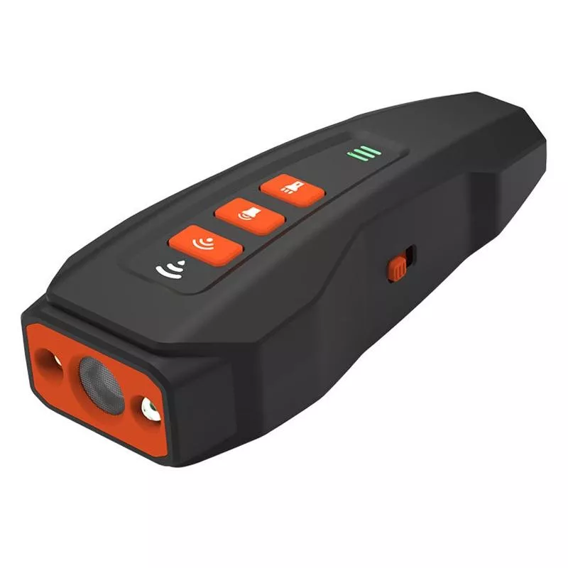 Světelný ruční ultrazvukový protištěkací přístroj pro psy (černý+oranžový) TopTechnology