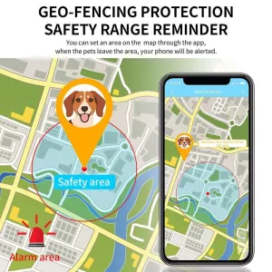 TK919 4G GPS obojek pro psy - Vodotěsný, IP67, s lokalizací (náhodná barva) TopTechnology