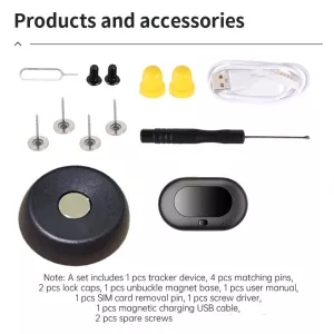 V41 Smart GPS Tracker - IP67 Voděodolný Sledovač pro Domácí Mazlíčky (Černý) TopTechnology V41 Smart GPS Tracker - IP67 Voděodolný Sledovač pro Domácí Mazlíčky (Černý) TopTechnology