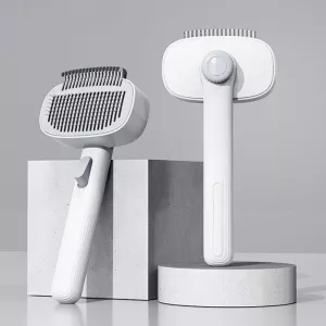 Pet Detangling Comb - Profesionální hřebeny pro domácí mazlíčky (Bílá Šedá) TopTechnology