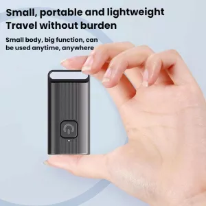 Mini venkovní vysoce výkonný dlouhodosahový ultrazvukový odpuzovač psů (černý) TopTechnology