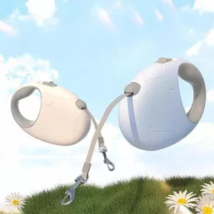 Automatické vodítko pro psy a kočky, velikost: 5m (Bílé) TopTechnology