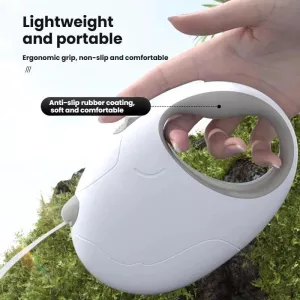 Automatické vodítko pro psy a kočky, velikost: 5m (Bílé) TopTechnology