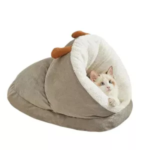 Zateplený polštář pro kočky Slipper-Style M (Šedý) TopTechnology