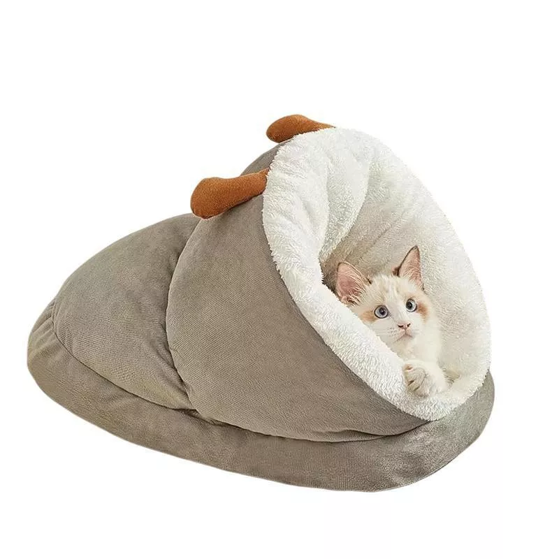 Zateplený polštář pro kočky Slipper-Style M (Šedý) TopTechnology