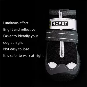 HCPET Psí boty 4 ks, prodyšné, velikost: No.1 4cm (šedé) TopTechnology HCPET Psí boty 4 ks, prodyšné, velikost: No.1 4cm (šedé) TopTechnology