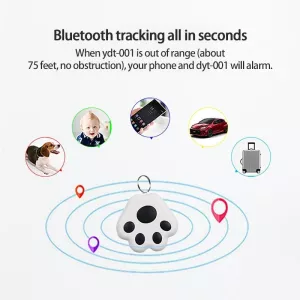 HYC09 Mini GPS bluetooth lokátor pro domácí mazlíčky (Červený) TopTechnology