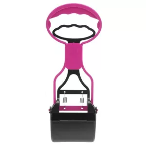 Dlouhá rukojeť Poop Scoop pro snadný úklid zvířecích exkrementů - růžová TopTechnology