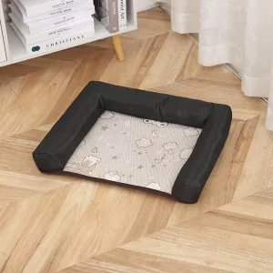 Prodyšná a chladící podložka pro domácí mazlíčky S (černá) TopTechnology