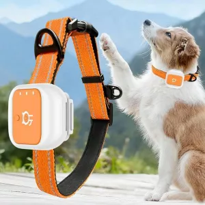 GPS/WIFI Sledovací Obojek pro Domácí Mazlíčky s SOS Výstrahou (Oranžový) TopTechnology GPS/WIFI Sledovací Obojek pro Domácí Mazlíčky s SOS Výstrahou (Oranžový) TopTechnology