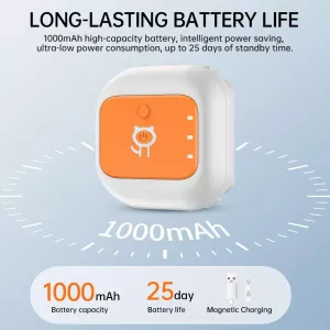 GPS/WIFI Sledovací Obojek pro Domácí Mazlíčky s SOS Výstrahou (Oranžový) TopTechnology GPS/WIFI Sledovací Obojek pro Domácí Mazlíčky s SOS Výstrahou (Oranžový) TopTechnology
