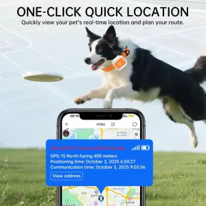 GPS/WIFI Sledovací Obojek pro Domácí Mazlíčky s SOS Výstrahou (Oranžový) TopTechnology GPS/WIFI Sledovací Obojek pro Domácí Mazlíčky s SOS Výstrahou (Oranžový) TopTechnology