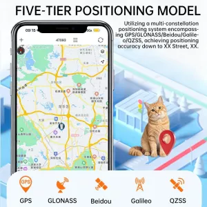 GPS/WIFI Sledovací Obojek pro Domácí Mazlíčky s SOS Výstrahou (Oranžový) TopTechnology GPS/WIFI Sledovací Obojek pro Domácí Mazlíčky s SOS Výstrahou (Oranžový) TopTechnology