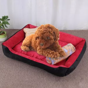 Hřejivá a měkká podložka pro psy a kočky - Dog Bone Pattern (Černá Červená) TopTechnology Hřejivá a měkká podložka pro psy a kočky - Dog Bone Pattern (Černá Červená) TopTechnology