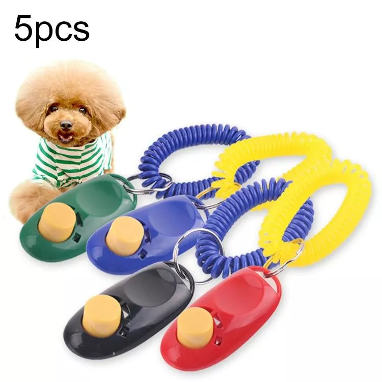 5 PCS Dog Training Clicker - Pomůcky pro trénink psů a koček TopTechnology