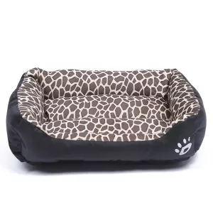 Warm Pet Dog Kennel Mat - L, 66×50×14cm (Amber) | Animal Grain TopTechnology
