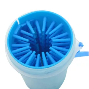 Silikonový čistíč nohou pro domácí mazlíčky - Velikost L (modrý) TopTechnology