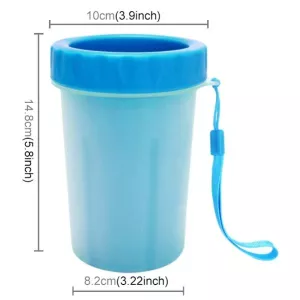 Silikonový čistíč nohou pro domácí mazlíčky - Velikost L (modrý) TopTechnology