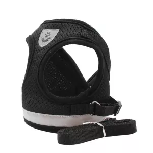 BL-844 Reflexní hrudní popruh pro psy - L (černý) TopTechnology