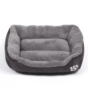 Hřejivá psí podložka Teddy v barvách Candy - XL, 80×60×16cm (Káva) TopTechnology