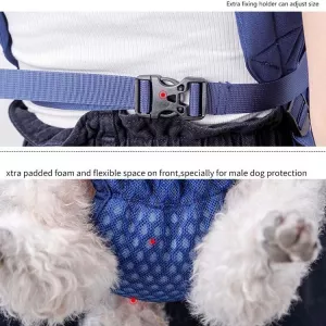 Doglemi batoh pro domácí zvířata - šedý, velikost L TopTechnology