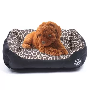 Animal Grain Čtyřsezónní teplý psí pelíšek 3XL, 110×82×20cm (Jantar) TopTechnology