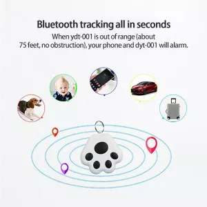 HYC09 Mini GPS Bluetooth lokátor pro domácí mazlíčky (Tmavě modrý) TopTechnology