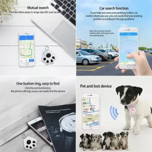 HYC09 Mini GPS Bluetooth lokátor pro domácí mazlíčky (Tmavě modrý) TopTechnology