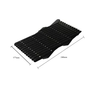 Sklopná ochranná brána pro okno auta pro psy, 24x17.7x1.2cm (černá) TopTechnology