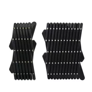 Sklopná ochranná brána pro okno auta pro psy, 24x17.7x1.2cm (černá) TopTechnology