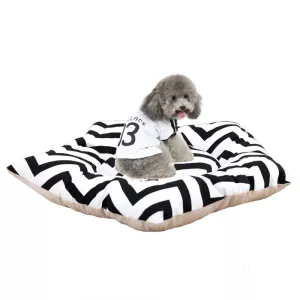 Pet Tent Sleeping Mat Dog Bed - Velikost L 50cm (Černé pruhy) TopTechnology Pet Tent Sleeping Mat Dog Bed - Velikost L 50cm (Černé pruhy) TopTechnology