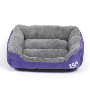 Candy Color Čtyřsezónní teplý pelíšek pro psa Teddy, Velikost: M, 54×42×12cm (Fialový) TopTechnology Candy Color Čtyřsezónní teplý pelíšek pro psa Teddy, Velikost: M, 54×42×12cm (Fialový) TopTechnology