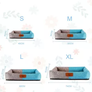 YD-XD03 Letní chladící podložka pro domácí zvířata 77x62 cm (šedá modrá) TopTechnology