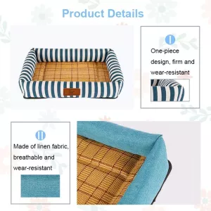 YD-XD03 Letní chladící podložka pro domácí zvířata 77x62 cm (šedá modrá) TopTechnology