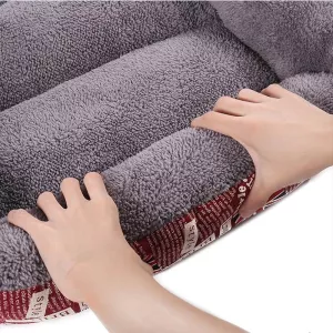 Teplý psí pelíšek Animal Grain Four Seasons, XL, 80×60×16cm (Jantar) TopTechnology