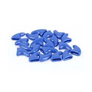 20 PCS Silikonové Měkké Kryty Na Kočičí Drápky, Velikost M (Modrá) TopTechnology