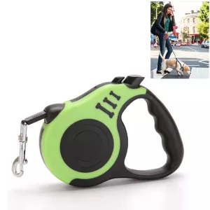 Automatické retractable vodítko pro psy a kočky, 5m (zelené) TopTechnology Automatické retractable vodítko pro psy a kočky, 5m (zelené) TopTechnology