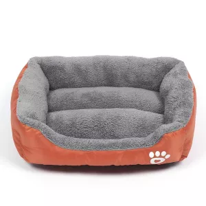 Teplý pelíšek pro psy Candy Color 43×32×10cm (Oranžový) TopTechnology