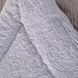 Dvojitá podložka pro domácí zvířata, teplá deka pro psa, vel. L (krátký plyš růžový) TopTechnology