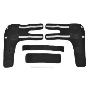 Ochranný potah na koleno pro psy, velikost M (Červený model s podpěrami) TopTechnology
