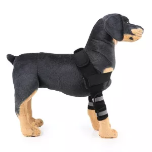 Ochranný obal na nohu pro psy a kočky – Velikost M (černý, Anti-glory model) TopTechnology