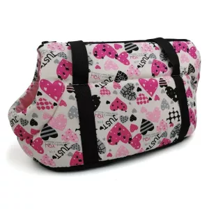 Retro Pet Carrying Bag - Pohodlný a prodyšný batoh pro kočky a psy, velikost L 55x26x27cm (Love) TopTechnology Retro Pet Carrying Bag - Pohodlný a prodyšný batoh pro kočky a psy, velikost L 55x26x27cm (Love) TopTechnology