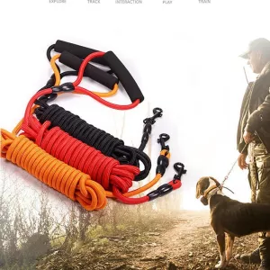 Sh36 Vodítko pro psy z horolezeckého lana - 5m(8mm Černé) | Cvičení a sledování TopTechnology Sh36 Vodítko pro psy z horolezeckého lana - 5m(8mm Černé) | Cvičení a sledování TopTechnology