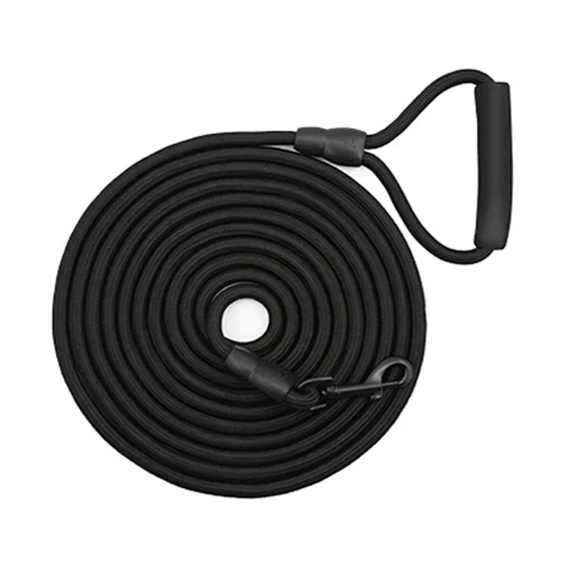 Sh36 Vodítko pro psy z horolezeckého lana - 5m(8mm Černé) | Cvičení a sledování TopTechnology